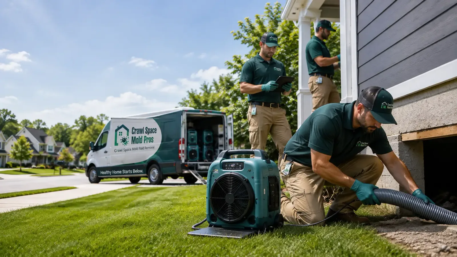 Crawl Space Mold Removal in Yorktown, VA
